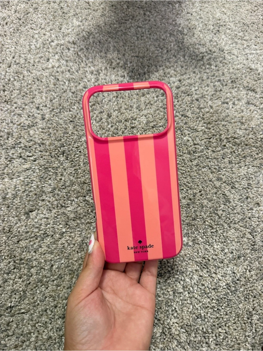 Kate Spade Pink Striped & Red Leopard Phone Case Set